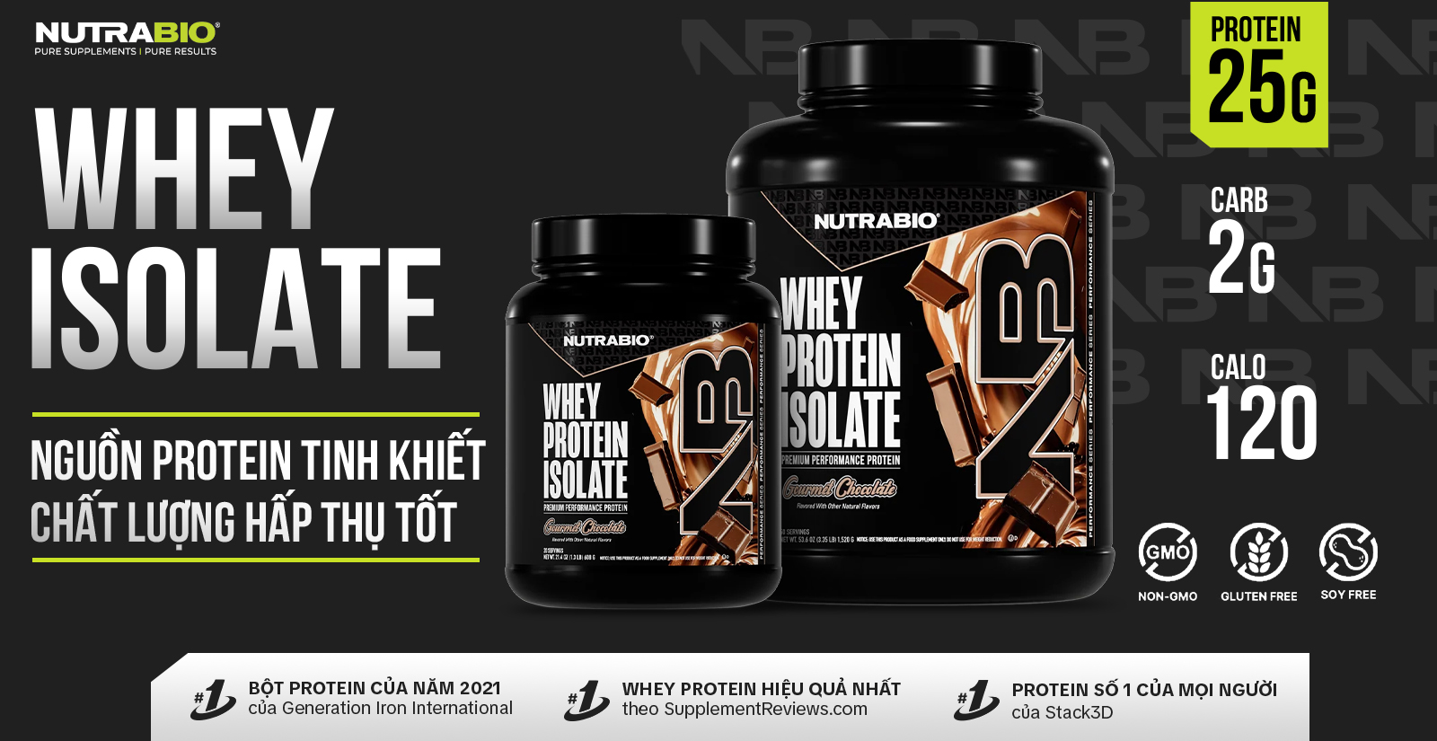 Nutrabio Whey Protein Isolate