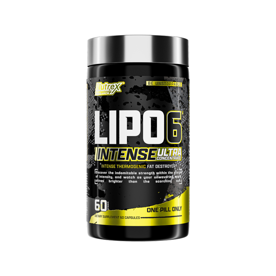 Nutrex Lipo-6 Black Intense UC, 60 Capsules Nutrex Lipo 6 Intense 60 Capsules Mặt Trái