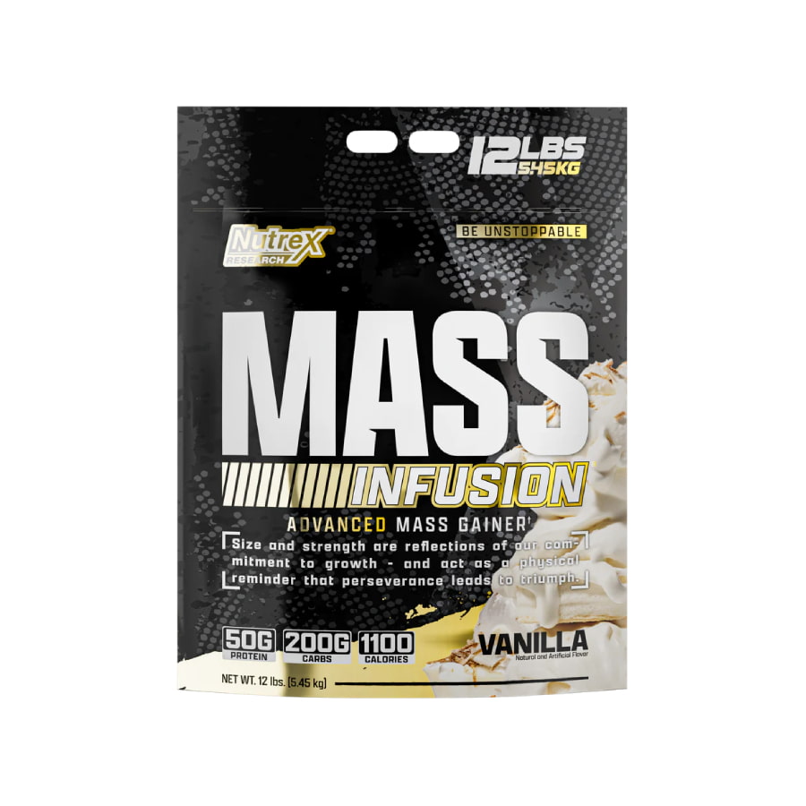 Nutrex Mass Infusion, 12 Lbs (5.45 Kg) Nutrex Mass Infusion 12lbs Bao Bì Mặt Sau Gymstore