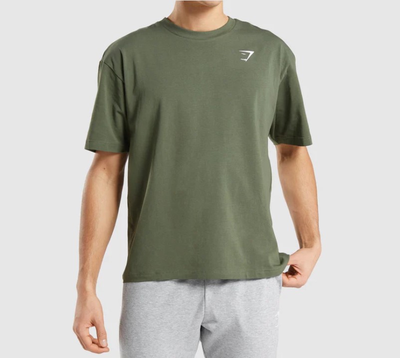 Áo Gymshark Essential Oversized T-Shirt ao-gymshark-essential-oversized-t-shirt-trang-m