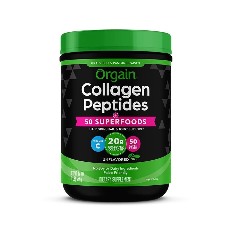 Orgain Collagen Peptides 50 Superfoods 1Lbs, Unflavored Orgain-collagen-peptides-50-superfoods-1Lbs-không-vị-gymstore