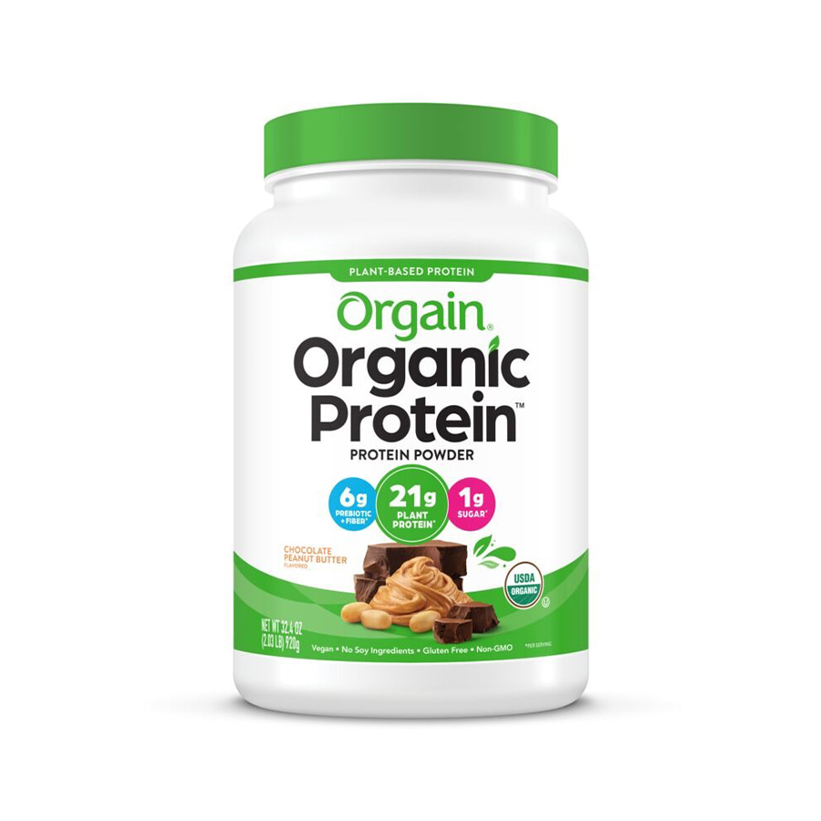 Orgain Organic Protein, 920 Gam (20 Servings) orgain-organic-protein-peanut-butter-920g-vegan-protein-gymstore