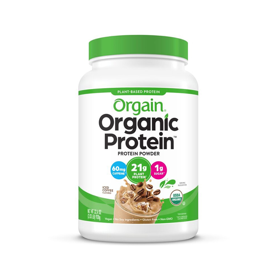 Orgain Organic Protein, 920 Gam (20 Servings) orgain-organic-protein-iced-coffee-920g-vegan-protein-gymstore