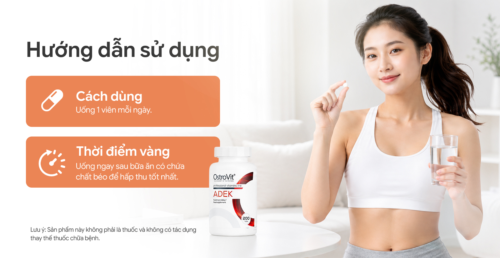 Hướng dẫn sử dụng Ostrovit Vitamin ADEK