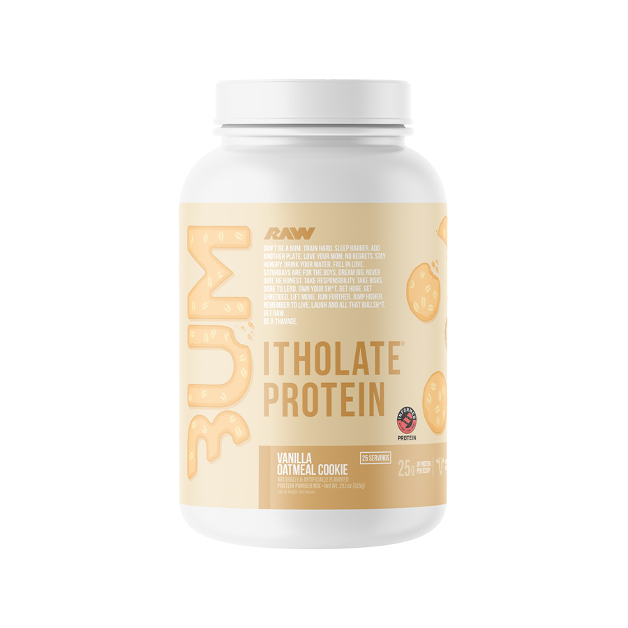 RAW CBUM Itholate Protein 890gram (25 Serving) Raw Cbum Itholate Protein 890g Cinamon Crunch Cereal