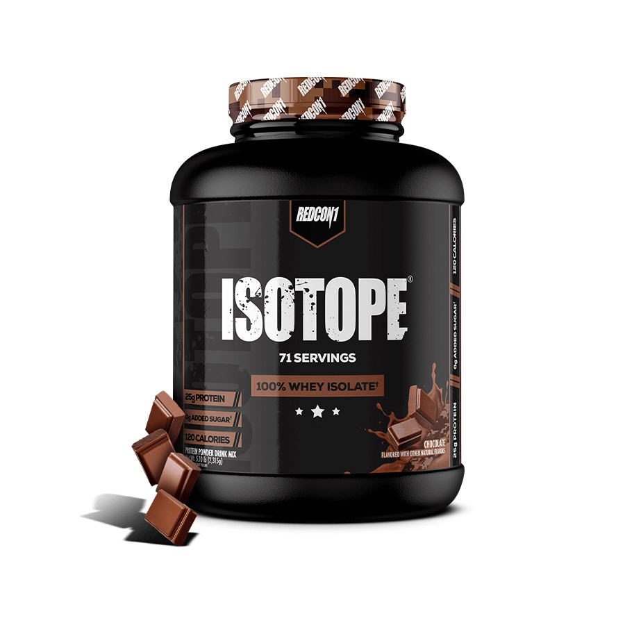REDCON1 ISOTOPE - 100% Whey Isolate Protein, 5Lbs (69 Servings) redcon1-isotope-peanut-butter-chocolate-5lbs-whey-protein-gymstore