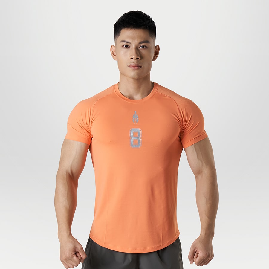 SpartaFit Infinity Body Shirt Spartafit-Infinity-Body-Shirt-Orange-Gymstore