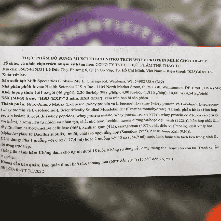 MuscleTech NITRO-TECH, 10 Lbs (4,54 Kg) MuscleTech NITRO-TECH, 10 Lbs (4,54 Kg)