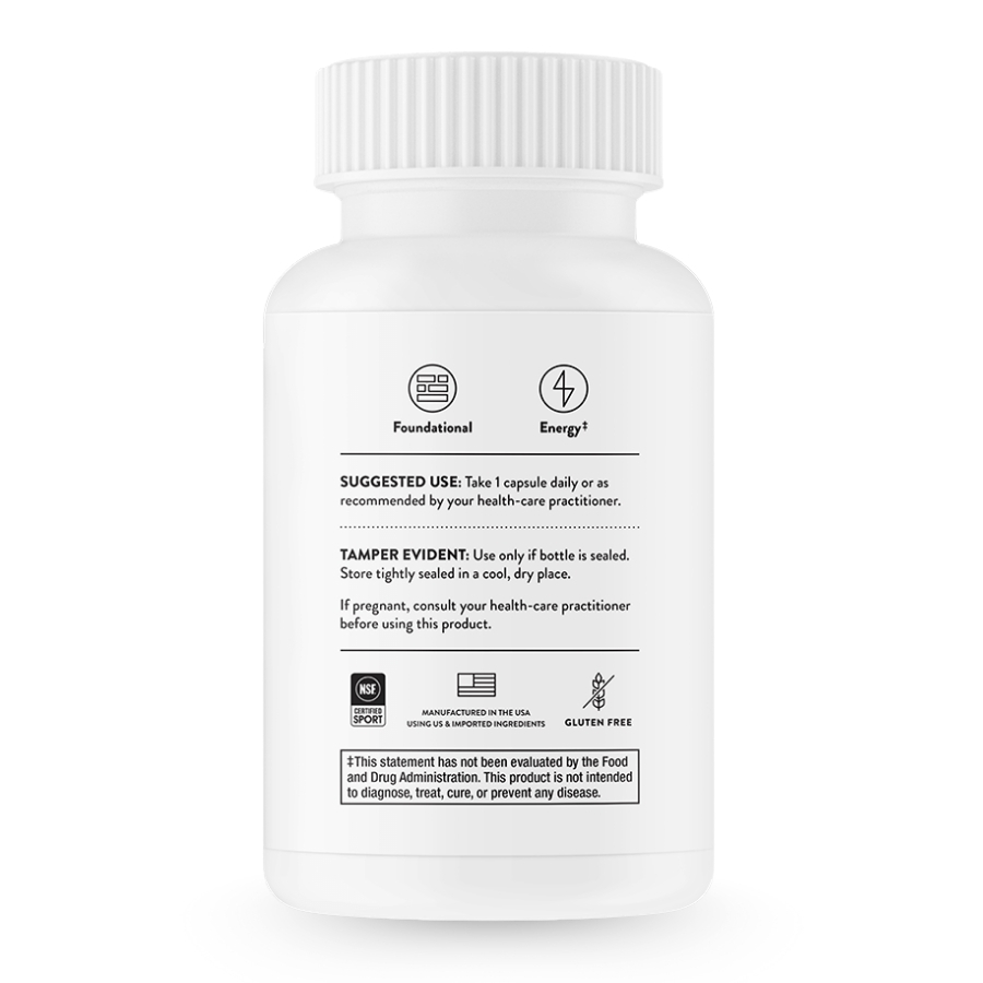 Thorne, Iron Bisglycinate | 25 mg per Capsule, 60 Capsules Thorne Iron Bisglycinate 25 mg hộp 60 Capsule bảng thành phần