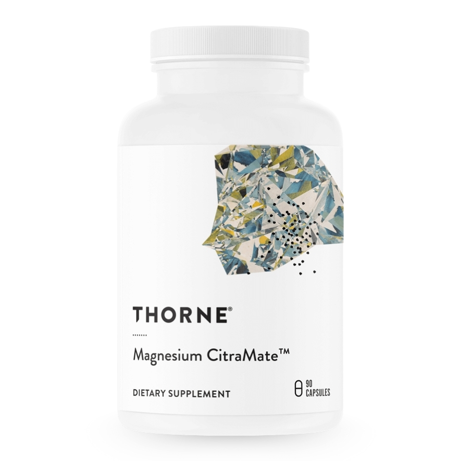 Thorne Magnesium CitraMate | 135 mg per Capsule, 90 Capsules Thorne Magnesium CitraMate 135 mg hộp 90 Capsules bảng thành phần