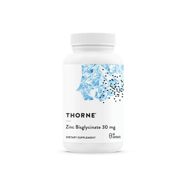 Thorne Zinc Bisglycinate 30mg, 60 Capsules Thorne Zinc Bisglycinate 30mg, 60 Capsules