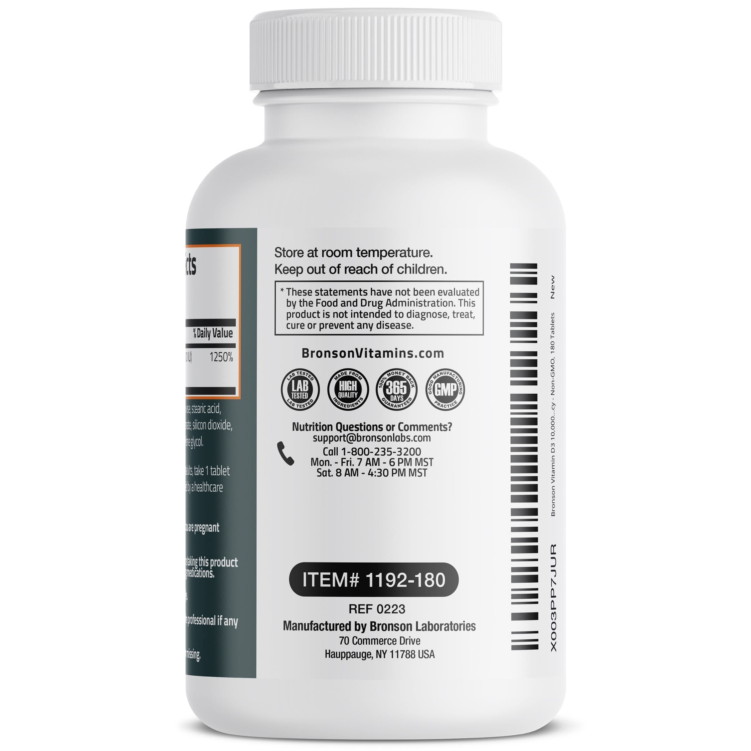 Bronson Vitamin D3 10,000 IU (250mcg) broson-vitamin-d3-10000IU