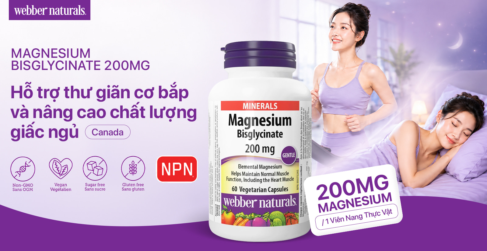 Webber Magnesium Bisglycinate Nổi Bật