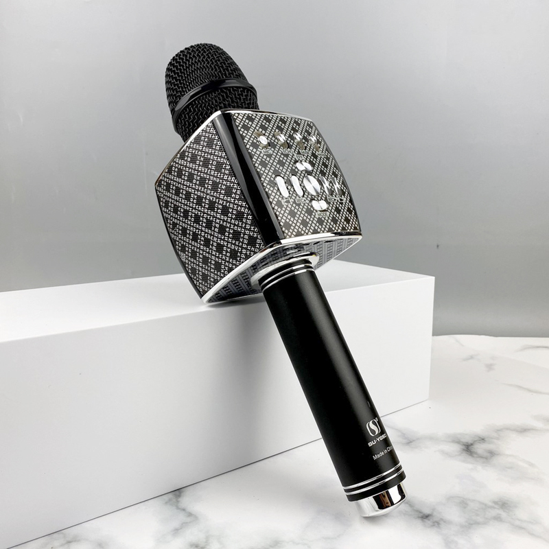 Micro karaoke bluetooth cao cấp SU YOSD YS95 sọc caro cực đẹp Nhất Tín Computer
