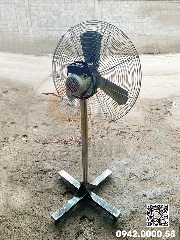 quạt đứng công nghiệp inox 304 chống ăn mòn hoá chất