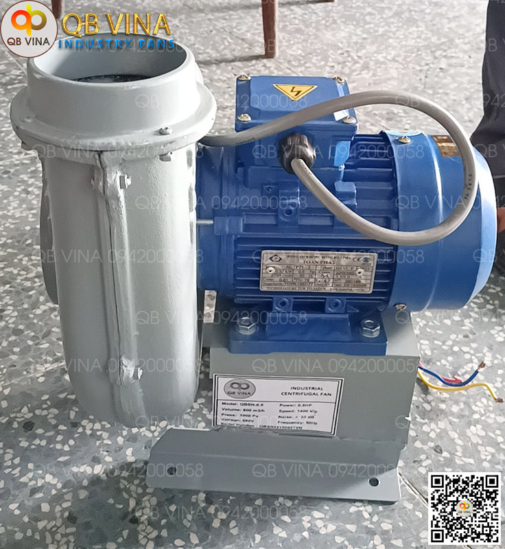 Quạt thổi lò sò nhôm công suất 375w - 1/2 HP