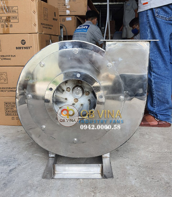 quạt hút ly tâm Inox 304 dòng cao áp