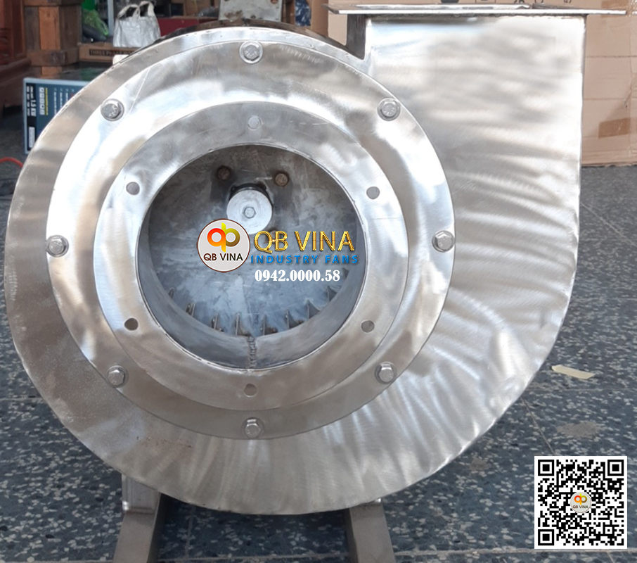 quạt hút múi khí thải bằng inox 304 chống ăn mòn