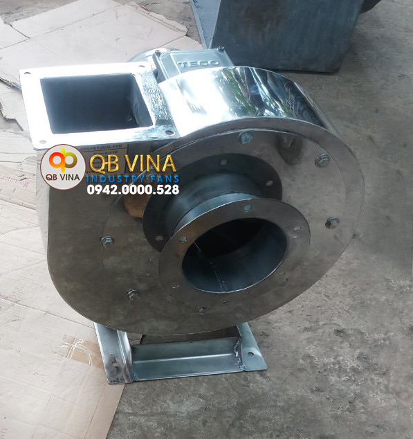 quạt ly tâm inox 304 siêu cao áp hút khí thải công nghiệp