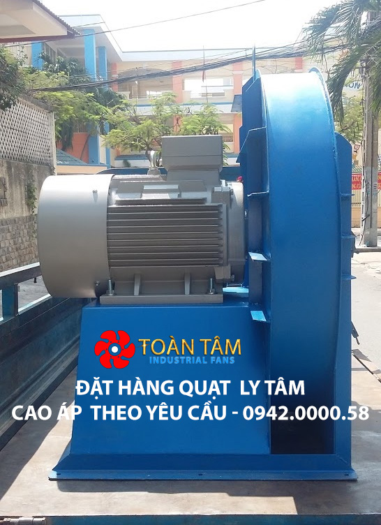 quạt thổi lò công nghiệp công suất lớn lò nung