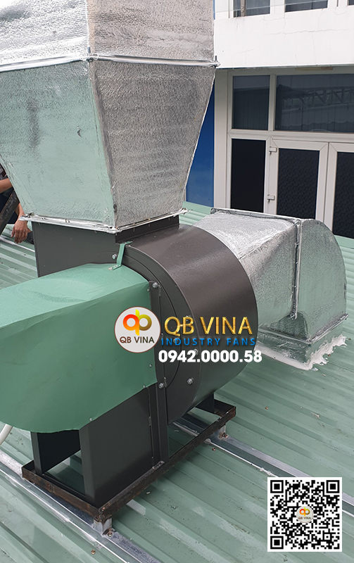 thi công quạt hút khói bếp deton 11-62A hút mùi