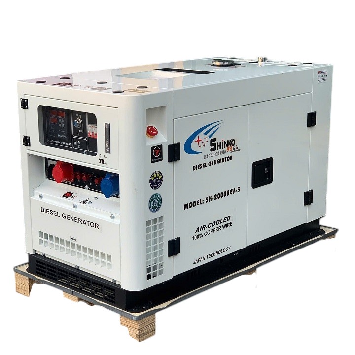 Máy Phát Điện Chạy Dầu cách âm 20Kva Shinko SK-20000EV-3 Máy Phát Điện Chạy Dầu cách âm 20Kva Shinko SK-20000EV-3