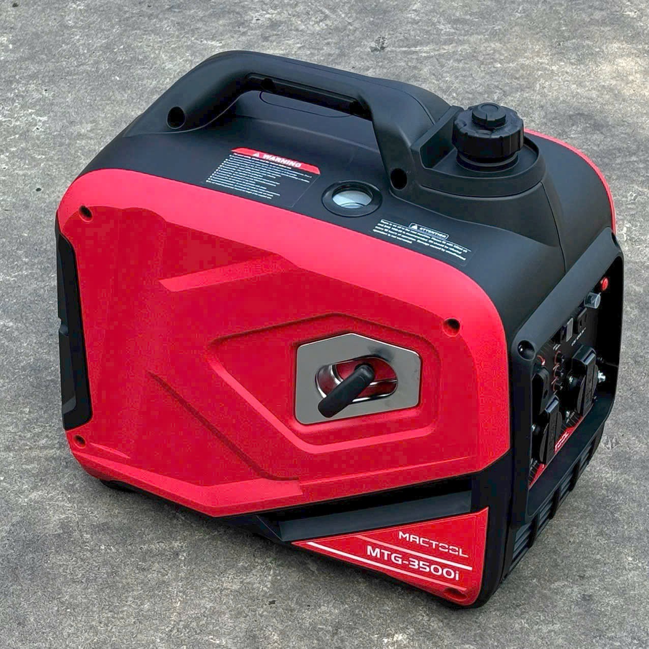 Máy phát điện chạy xăng cách âm Inverter Mactool 3kw MTG-3500i Máy phát điện chạy xăng cách âm Inverter Mactool 3kw MTG-3500i