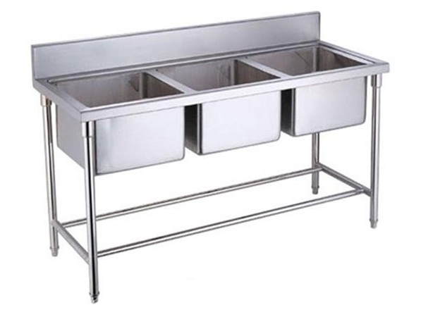 Chậu rửa inox công nghiệp dễ vệ sinh