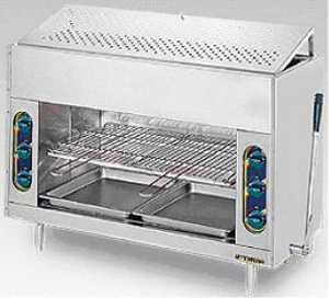 bếp hầm inox - nướng - chiên kết hợp