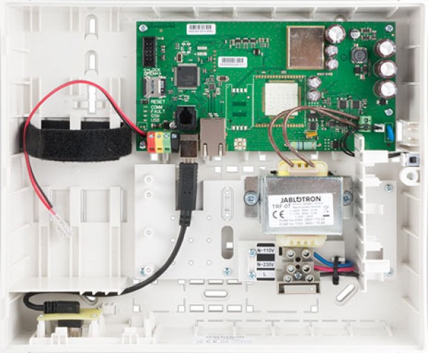 Bộ trung tâm hệ thống báo động nhà thông minh JABLOTRON JA-106KRLAN -3G Bộ trung tâm hệ thống báo động nhà thông minh JABLOTRON JA-106KRLAN -3G