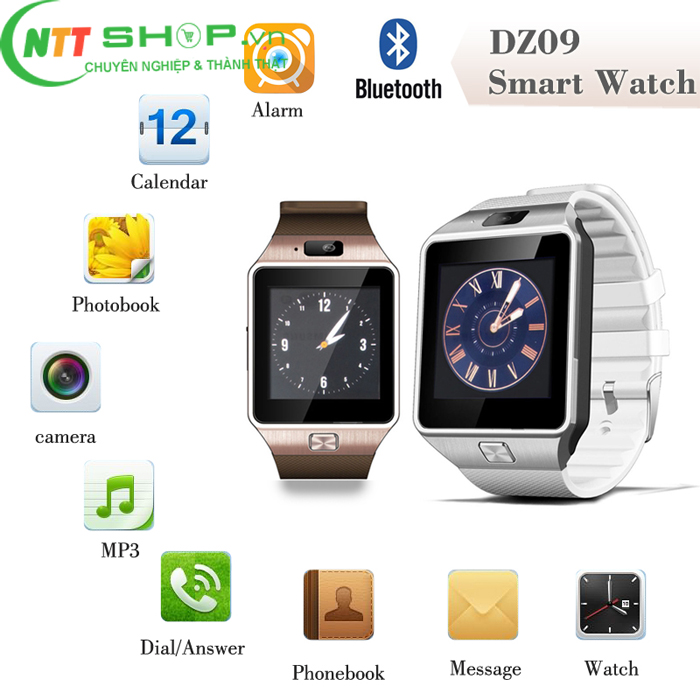 Đồng hồ thông minh DZ09 với rất nhiều tính năng