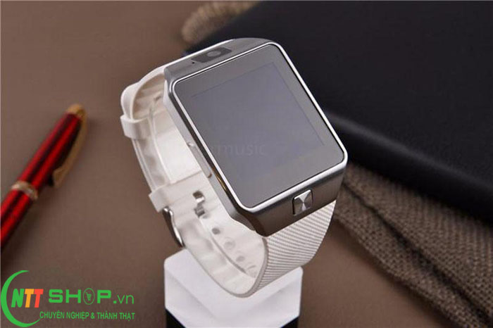 Đồng hồ thông minh smartwatch DZ09 màu trắng