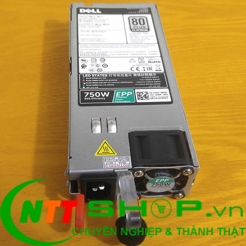 0Y9VFC Dell PowerEdge R730 750w 80 Plus Platinum Server Power Supply