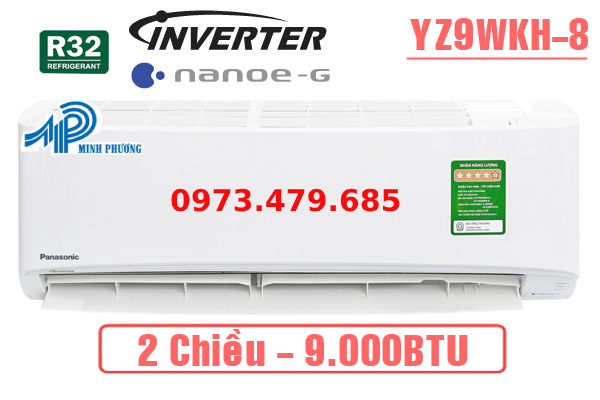 Điều hòa Panasonic 2 chiều Inverter 9.000BTU YZ9UKH-8