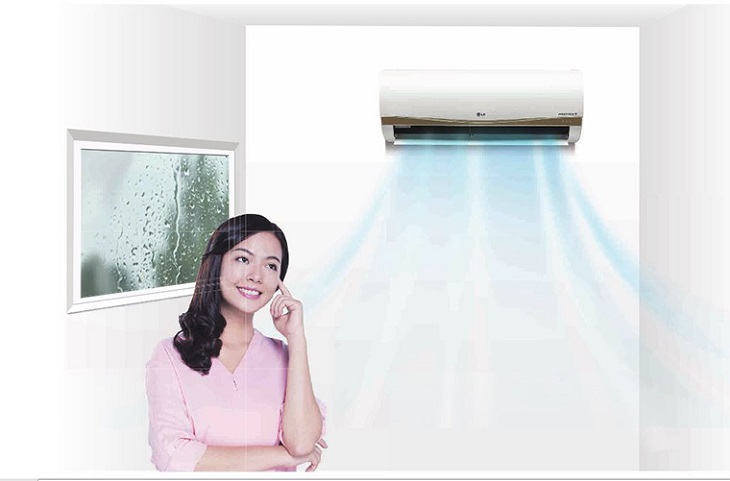 Hệ thống lọc khí cực tốt được tích hợp trên máy điều hòa LG