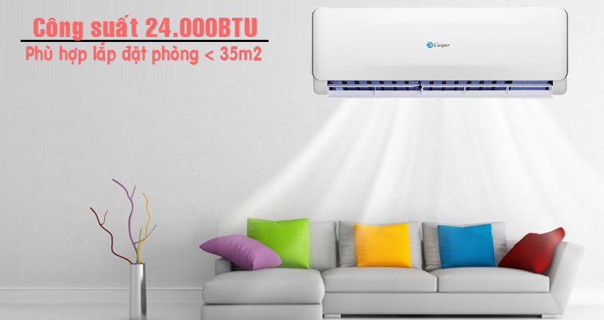 Điều hòa Casper 24.000BTU 2 chiều EH-24TL22