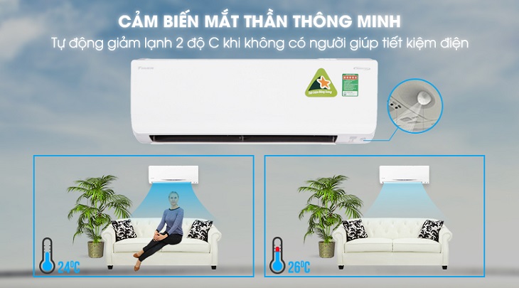 Mắt thần thông minh của điều hòa Daikin