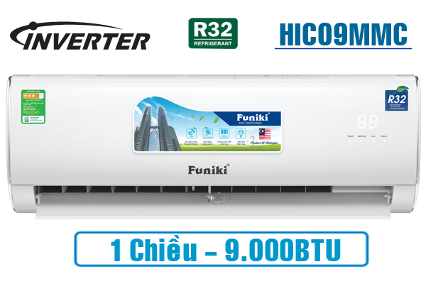 Điều hòa Funiki 9000BTU 1 chiều inverter HIC09MMC