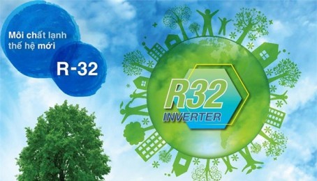 FCF71CVM/RZA71BV2V sử dụng gas R32 thân thiện môi trường