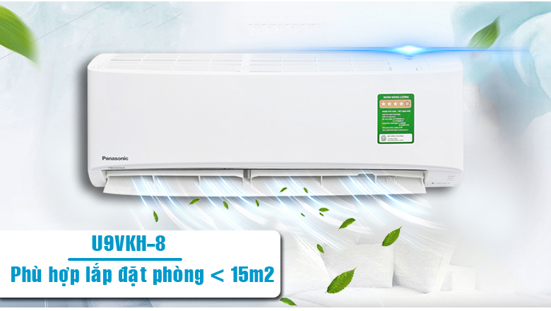 Điều hòa Panasonic 1 chiều Inverter 9.000BTU U9VKH-8