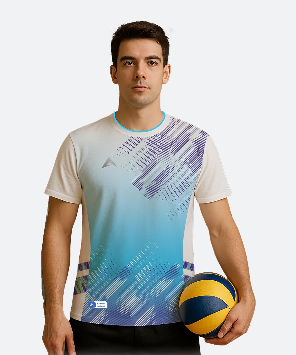 Áo Bóng Chuyền Nam Kaiwin Ultra - Màu Trắng