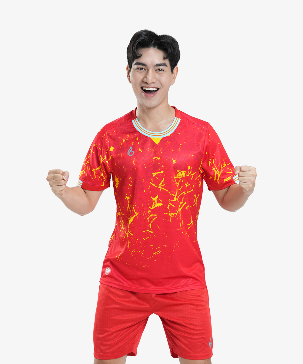 Áo Bóng Đá Gamicy Aura - Màu Đỏ