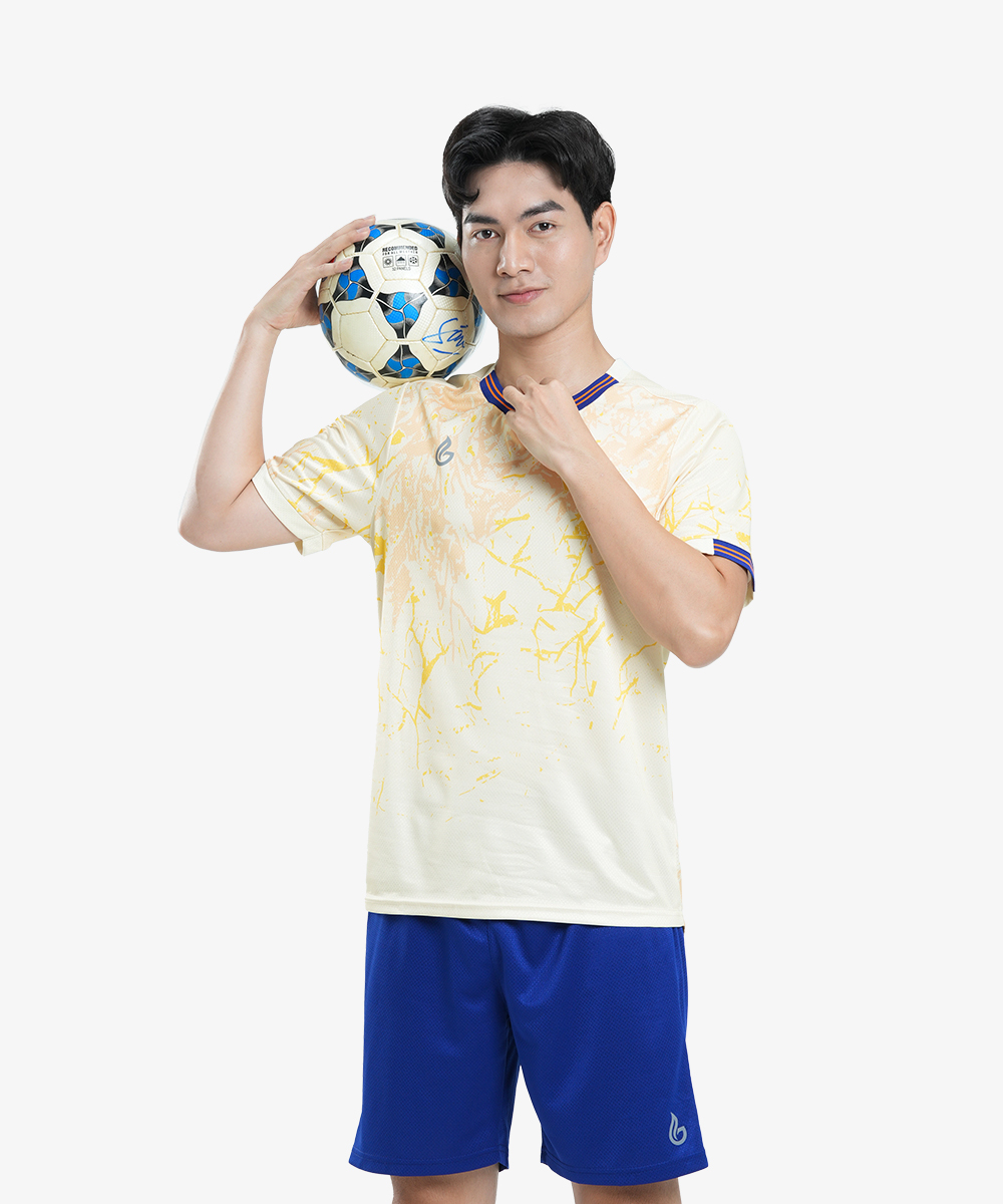 Áo Bóng Đá Gamicy Aura - Màu Kem Sữa