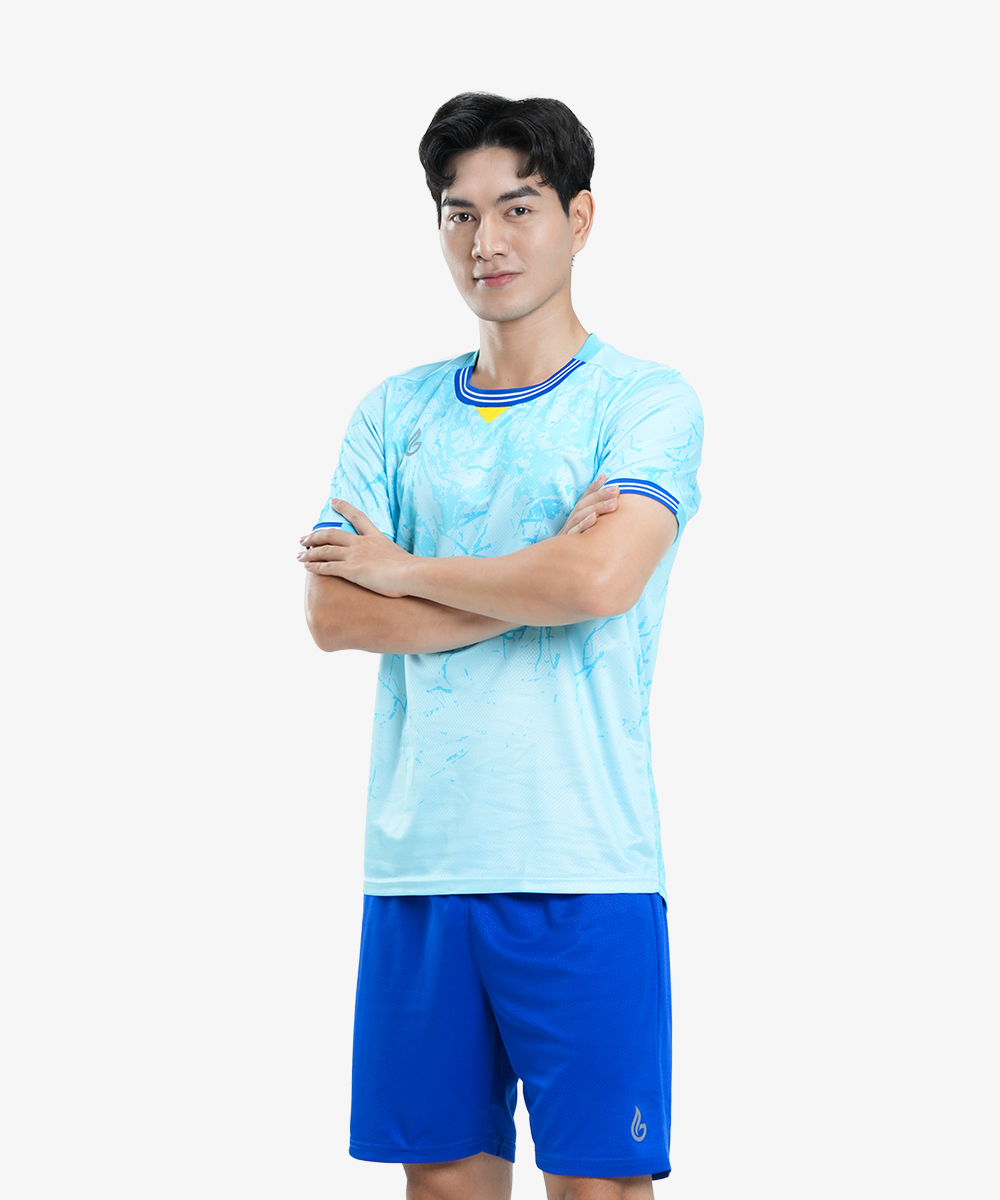 Áo Bóng Đá Gamicy Aura - Màu Thiên Thanh