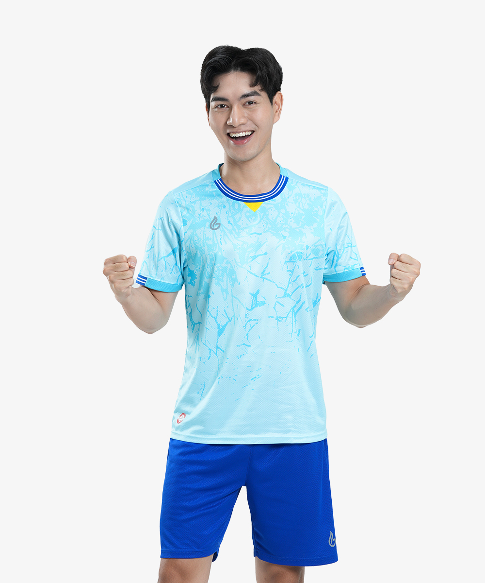 Áo Bóng Đá Gamicy Aura - Màu Thiên Thanh