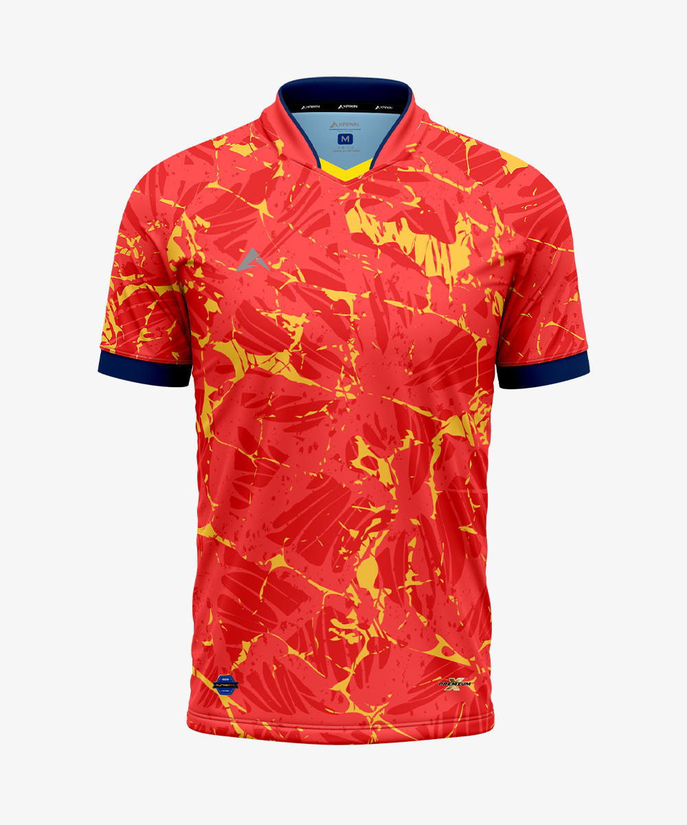 Áo Bóng Đá Kaiwin Earth - Màu Đỏ