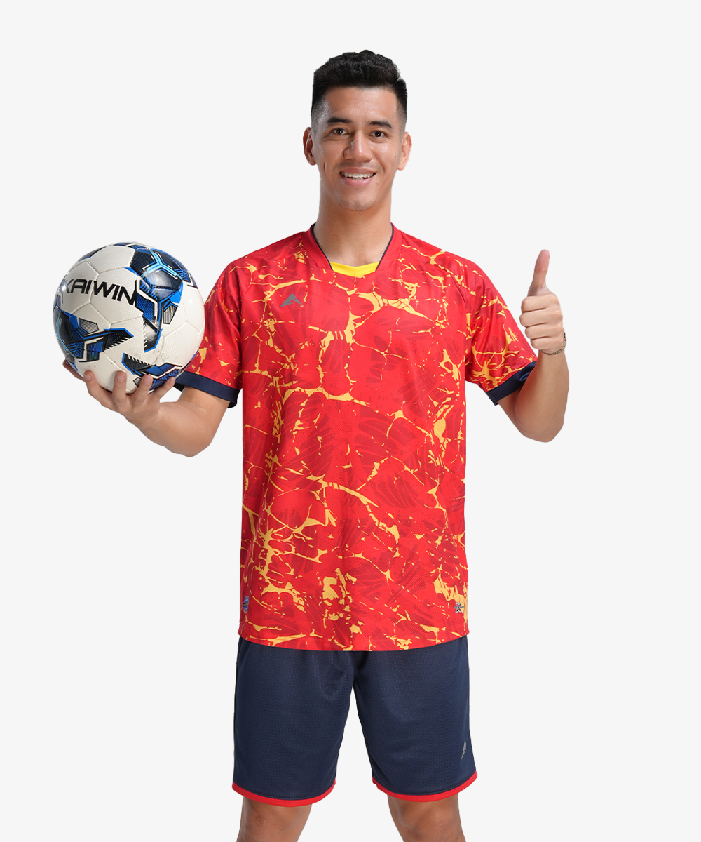 Áo Bóng Đá Kaiwin Earth - Màu Đỏ