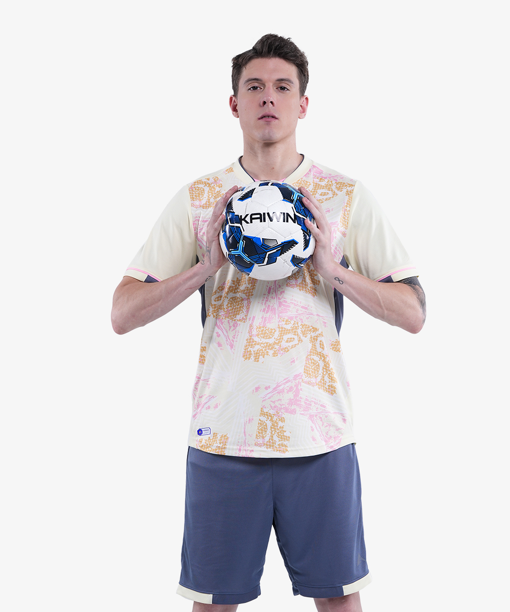 Áo Bóng Đá Kaiwin Striker - Màu Kem Sữa