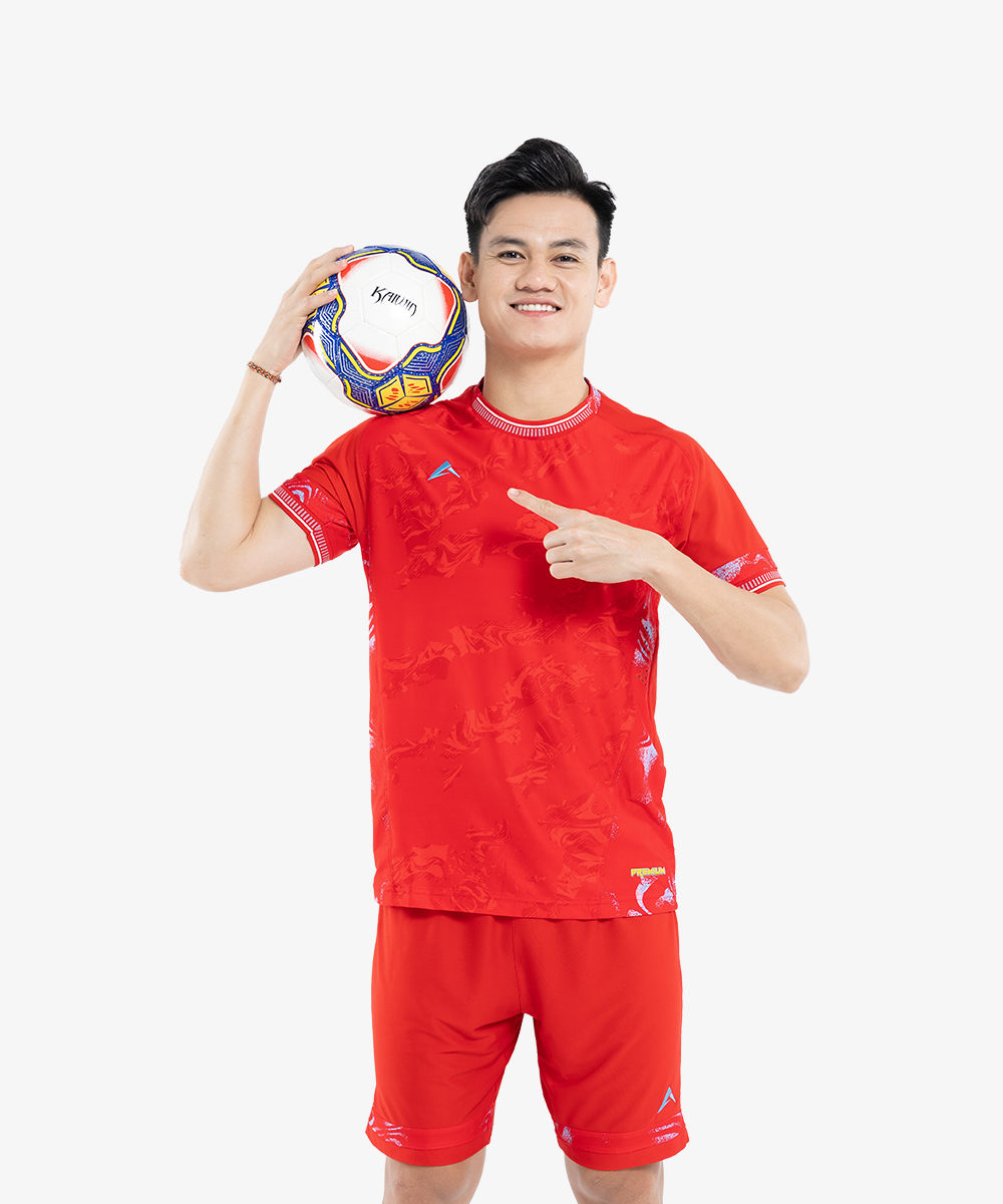 Áo bóng đá Kaiwin Wonder - Màu đỏ