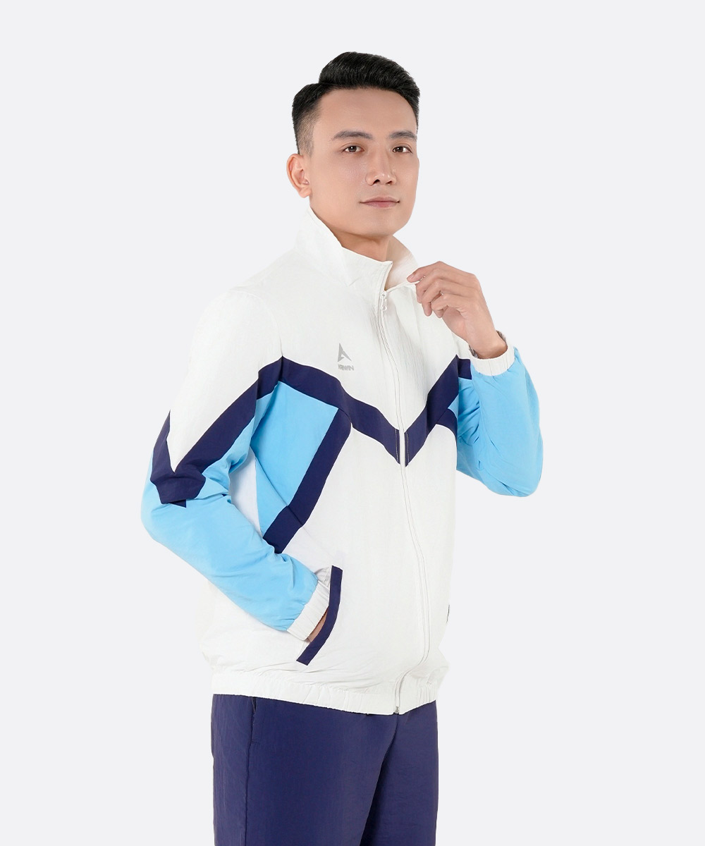 Áo Gió Thể Thao KAIWIN DIAMOND - Màu Trắng